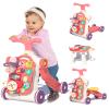 QDRAGON 5 in 1 Walker for Baby Girl, Baby Push Walkers, Assemble as Scooter/Motorbike/Activity Center/Detachable Panel, Walking Toys for Infants 6-12 Months, Red view 1
