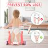 QDRAGON 5 in 1 Walker for Baby Girl, Baby Push Walkers, Assemble as Scooter/Motorbike/Activity Center/Detachable Panel, Walking Toys for Infants 6-12 Months, Red view 4