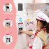 Costzon Kids Corner Play Kitchen, Wooden Pretend Play Kitchen w/Realistic Light & Sound, Washing Machine, Microwave, Ice Maker, Oven & Stove, Little Chef Pretend Toy Kitchen for Boys & Girls view 3