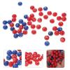 49Pieces 1 to 49 Numbered Plastic Replacement Bingo Balls Raffle Balls, for Bingo Nights, Raffles, and More,Lost Bingo Ball Replacements (Red+Blue) view 2