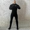 1/6 Scale Male Figure Clothes Long Sleeved Bodysuit Undercoat Jumpsuit Cloth for 12'' Action Figure Doll Clothes (Black) view 2