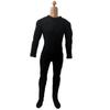 1/6 Scale Male Figure Clothes Long Sleeved Bodysuit Undercoat Jumpsuit Cloth for 12'' Action Figure Doll Clothes (Black) view 4