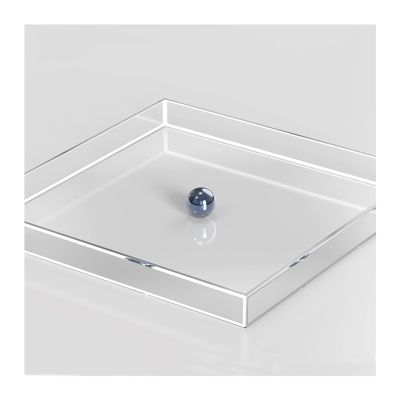 LXBAMKEA Acrylic Display Case Showcase, Clear Shallow Water Tank for Photography Storage Display, Floating Product Advertising Shooting Photo Props, Creative Cosmetic Shooting Tray