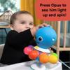 Baby Einstein Ocean Explorers Opus Spin & Sea Suction Toy for Highchair, Lights & Vibrant Colors, Ages 3 Months and up view 2
