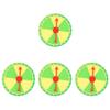 ibasenice 4sets Funny Hanging Prize Wheel Portable Turntable Lottery Wheel for Party Games Classroom Activities and Carnivals Decorative Wall Turntable view 1