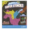 Crayola Super Stencils Magical Creatures Set (3ct), Large Sidewalk Chalk for Kids, Washable Sidewalk Chalk, Outdoor Toys, Ages 4+ view 2