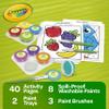 Crayola Spill Proof Paint Set (8ct), Stocking Stuffer & Holiday Gifts for Toddlers, Washable Toddler Paint Kit, With Brushes, Pots, Activity Pages, Ages 3+ view 2