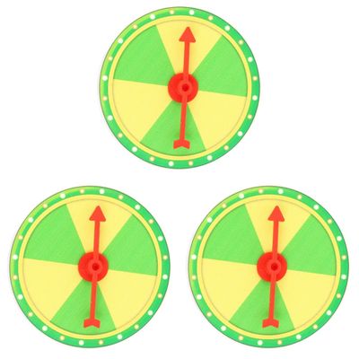 TOYANDONA 3sets Funny Hanging Prize Wheel Portable Game Prop for Parties Trade Shows Carnivals Classrooms Wheel of for Activities Easy to Carry and Store