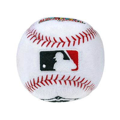 Franklin Sports Kids Soft Baseball or Football Stuffed Ball - MyFirst Plush for Kids - Fun Room Decoration, White