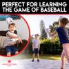 Franklin Sports Kids Soft Baseball or Football Stuffed Ball - MyFirst Plush for Kids - Fun Room Decoration, White view 3