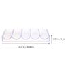 Zerodeko 3pcs Transparent Poker Chip Rack Capacity Storage Organizer for Chips Five Design for Easy Classification and Travel-Friendly Use view 2