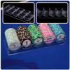 Zerodeko 3pcs Transparent Poker Chip Rack Capacity Storage Organizer for Chips Five Design for Easy Classification and Travel-Friendly Use view 4