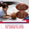 Franklin Sports Kids Soft NFL MyFirst Football - Stuffed Football Plush Toy - Fun Decoration - 12" view 2