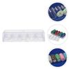 Zerodeko 2pcs Poker Chip Container Cover Creative Storage Box for Game Chips Design for Organization for Parties and Family Gatherings view 3