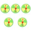 TOYANDONA 5 Sets Prize Wheel for Boys and Girls Party Use Prize Wheel Dry Erase Board Portable Turntable view 1