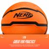 Nerf Mini Foam Basketballs - Indoor + Outdoor Foam Balls - 5" Inch Basketballs for Mini + Over The Door Hoops - 2 Balls Included - Orange view 2