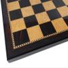 18 Inch High Gloss Dark Walnut and Birdseye Maplewood Color Chess Board 1 31/32 inch Squares view 1