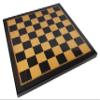 18 Inch High Gloss Dark Walnut and Birdseye Maplewood Color Chess Board 1 31/32 inch Squares view 2