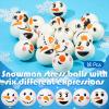 Cindeer Christmas Stress Balls Christmas Toys Snowmen Stress Ball Pu Squeeze Ball Stress Relief Gift Stocking Stuffers for Adult Kid Novelty Pre-Kindergarten Toy for Party Ornament, 3 Styles (24 Pcs) view 4