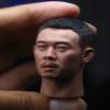 1/6 Scale Male Head Sculpt, Asian Male Head Carved for 12inch Soldier Action Figure Doll Collection (D) view 2