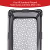 Pack and Play Sheets, 4 Pack Mini Crib Sheets, Stretchy Pack n Play Playard Fitted Sheet, Compatible with Graco Pack n Play, Soft and Breathable Material, Grey view 3