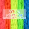 Professional Yoyo Strings Pack of 50, Soft 100% Polyester Yoyos String for Responsive and Unresponsive Yoyos , Blue, Green, Pink,Yellow, Orange Color view 2