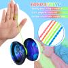 Professional Yoyo Strings Pack of 50, Soft 100% Polyester Yoyos String for Responsive and Unresponsive Yoyos , Blue, Green, Pink,Yellow, Orange Color view 4