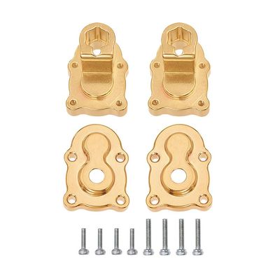 FMS FCX24 Brass Portal Axle Counterweight 1/24 Model Car Remote Crawle Car Upgrade Parts (Rear Axle Mount)