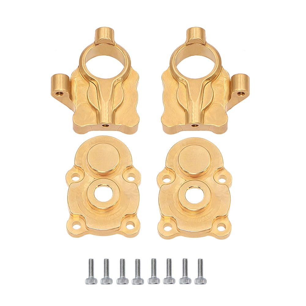 FMS FCX24 Brass Portal Axle Counterweight 1/24 Model Car Remote Crawle Car Upgrade Parts (Front Steering Group)