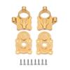 FMS FCX24 Brass Portal Axle Counterweight 1/24 Model Car Remote Crawle Car Upgrade Parts (Front Steering Group) view 1