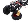 FMS FCX24 Brass Portal Axle Counterweight 1/24 Model Car Remote Crawle Car Upgrade Parts (Front Steering Group) view 2