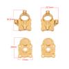 FMS FCX24 Brass Portal Axle Counterweight 1/24 Model Car Remote Crawle Car Upgrade Parts (Front Steering Group) view 3