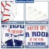 Baseball 1st Birthday Decoration, My Rookie Year Banner Backdrop for Boys Baby First Birthday Party Decor, Baseball Rookie of The Year Decoration, 71x47inch Baseball One Year Old Decor view 3