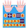 BENOSPACE Felt Board Finger Numbers Counting Toy Educational Learning Supplies Addition Subtraction Manipulatives Math Teaching Aids view 1