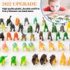 OuMuaMua Dinosaur Toys, Plastic Mini Dinosaurs Figures Toys Set, Dinosaur Birthday Party Favors, Dinsaur Cupcake Toppers for Kids and Boys, 78 Pcs (Upgrade Dinosaurs) view 4