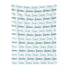 Gypsophila Customized Baby Name Blanket Personalized Flannel Super Soft Blanket for Baby Newborn Birthday Gifts 30" x 40" (Style 7) view 1