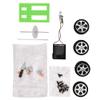 Micro Solar Car Kit, Children Mini Sun Power Solar Car Model DIY Scientific Assembly Toy Educational Toy for Kids Gift view 2