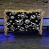 Cholo Theme Backdrop Early 2000s Background 7x5FT Black Glitter Old School Photography Banner Kids Birthday Cholo Party Decoration Props (84x60 inch) view 4