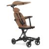 evolur Cruise Rider Stroller with Canopy, Lightweight Umbrella Stroller with Compact Fold, Easy to Carry Travel Stroller - Cognac view 1