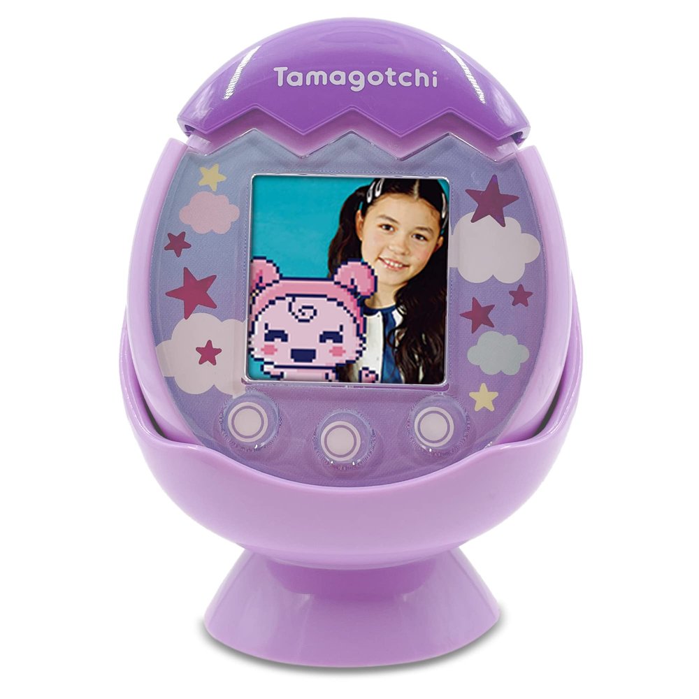 xcivi Desktop Dock Cradle Holder Stand for Tamagotchi Pix Virtual Interactive Pet (Purple)