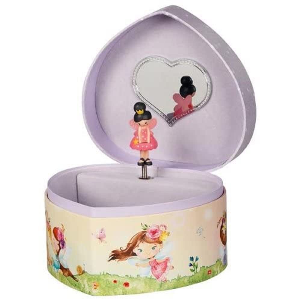 Goki 15563 Elf Musical Jewelry Boxes, Multicolor