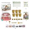 AoForce Fun DIY Planting Sunshine Room,Eco-Science Range, Plant Science Experiment Early Education Educational Toy setEducational Science Kit for Kids Aged 6+(Pink, Green) view 2
