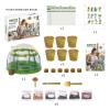 AoForce Fun DIY Planting Sunshine Room,Eco-Science Range, Plant Science Experiment Early Education Educational Toy setEducational Science Kit for Kids Aged 6+(Pink, Green) view 2