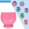 LeoTube Desktop Dock Cradle for Tamagotchi Pix Interactive Pet Machine with Camera, Holder Stand Compatible with New Tamagotchi Pix Electronic Pet Accessory (Only Holder Stand) (Pink) view 3