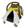 Personalized Excavators Trucks Construction Baby Car Seat Canopy for Babies with Name, Custom Car Seat Covers for Boys, Opening Minky Nursing Breastfeeding Cover Infant Carseat Canopies for Newborn view 2