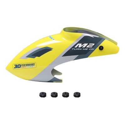 OMPHOBBY M2 EVO Helicopter Parts OSHM2323Y Canopy Set Yellow Original Replacement for OMP Hobby M2-EVO RC Helicopters Accessories Spare Part