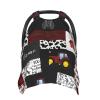 Personalized Farm Red Tractors Baby Car Seat Canopy for Babies with Name, Custom Car Seat Covers for Girls Boys, Opening Minky Nursing Breastfeeding Cover Infant Carseat Canopies for Newborn view 1