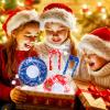 Hungdao 6Pcs Christmas Clothing Accessory Set Include Ear Muff Scarf Inflatable Snow Tube or Mermaid Costume for Doll (Stylish Style) view 4