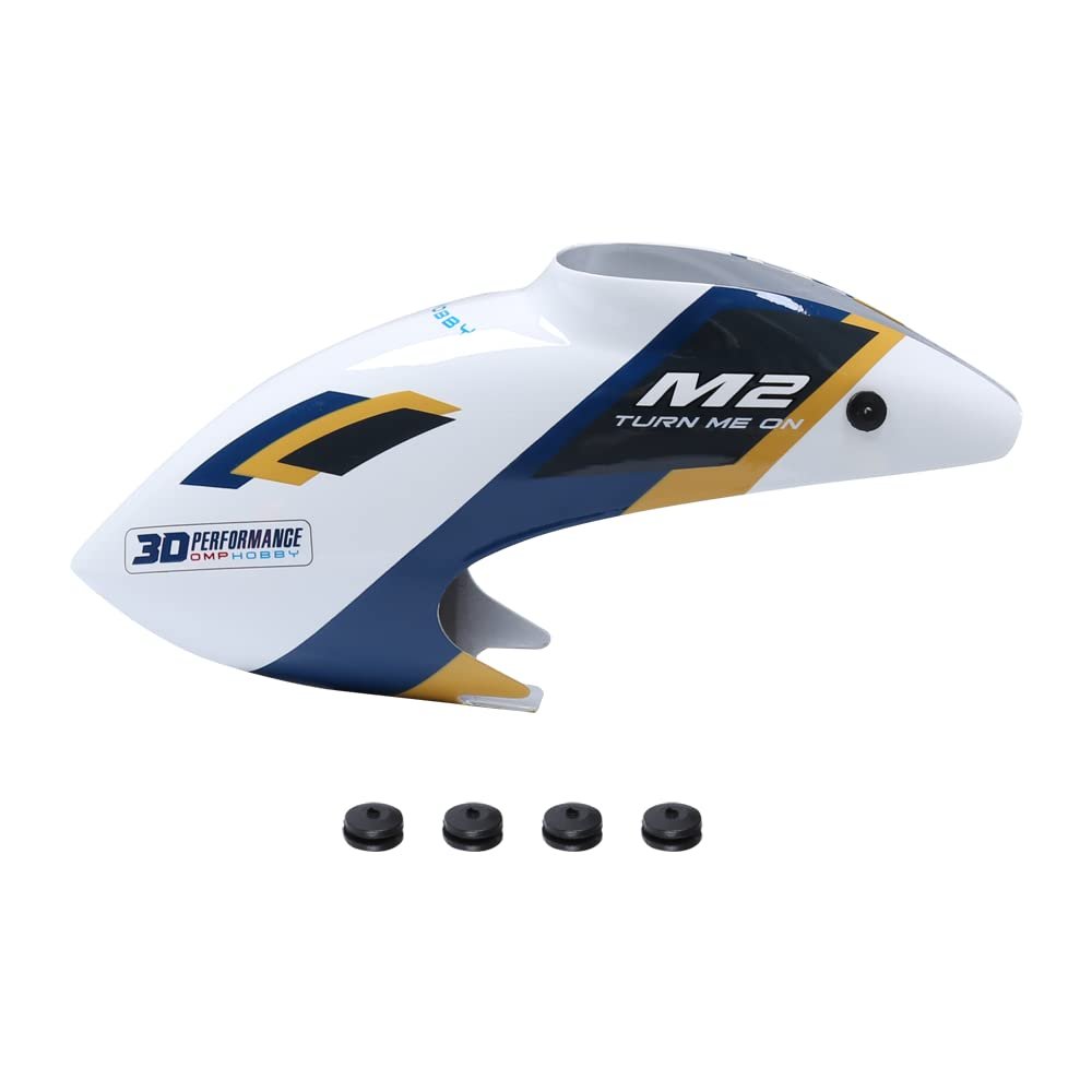 OMPHOBBY M2 EVO Helicopter Parts OSHM2323W Canopy Set White Original Replacement for OMP Hobby M2-EVO RC Helicopters Accessories Spare Part