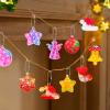 36 Pcs Christmas Mini Push pop Keychain Bubble Squeeze Sensory Fidget Toys, Anxiety Stress Reliever Hand Toys,Party Favors Supplies Christmas Idea Gifts for Kids Adults view 3